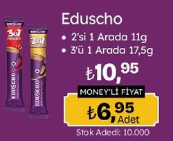 Eduscho 2'si 1 Arada 11 g/3'ü 1 Arada 17,5 g