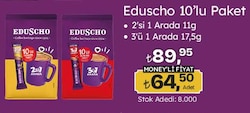 Eduscho 10'lu Paket Çeşitleri 11 g/17,5 g