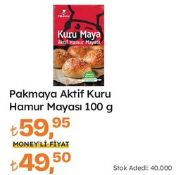 Pakmaya Aktif Kuru Hamur Mayası 100 g