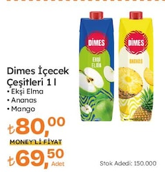 Dimes İçecek Çeşitleri 1 l