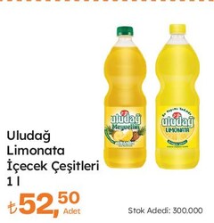 Uludağ Limonata İçecek Çeşitleri 1 l