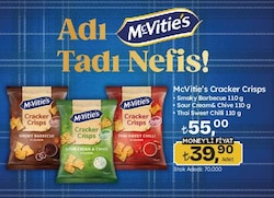 McVitie's Cracker Crisps Çeşitleri 110 g