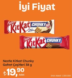 Nestle Kit Kat Chunky Gofret Çeşitleri 38 g