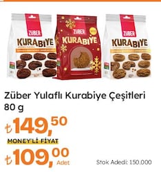 Züber Yulaflı Kurabiye Çeşitleri 80 g
