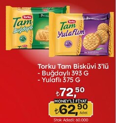 Torku Tam 3'lü 393 g/375 g