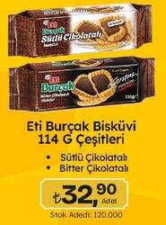 Eti Burçak Bisküvi 114 g Çeşitleri