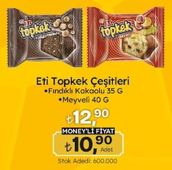 Eti Topkek Çeşitleri 35/40 g 