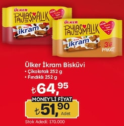 Ülker İkram Bisküvi 252 g Çeşitleri