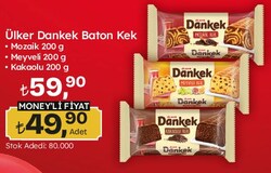Ülker Dankek Baton Kek Çeşitleri 200 g 