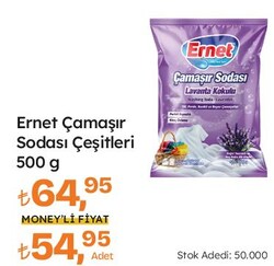 Ernet Çamaşır Sodası 500 g Çeşitleri