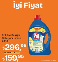 Pril Sıvı Bulaşık Deterjanı Limon 2.418 l