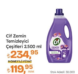 Cif Zemin Temizleyici Çeşitleri 2500 ml