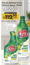 Porçöz Bitkisel Kireç Çözücü Sprey 750 ml 
