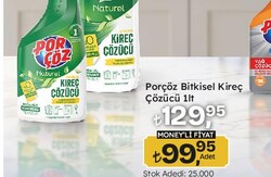 Porçöz Bitkisel Kireç Çözücü 1 lt 