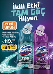 Domestos İkili Etki Çamaşır Suyu Çeşitleri 750 ml
