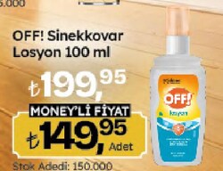 Off Sinekkovar Losyon 100 ml 