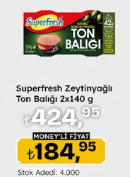 Superfresh Zeytinyağlı Ton Balığı 2x140 g