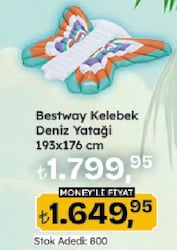 Bestway Kelebek Deniz Yatağı 193x176 cm