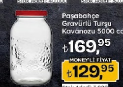 Paşabahçe Gravürlü Turşu Kavanozu 5000 cc