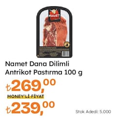 Namet Dana Dilimli Antrikot Pastırma 100 g