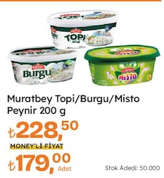 Muratbey Topi/Burgu/Misto Peynir 200 g