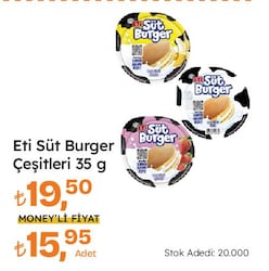 Eti Süt Burger Çeşitleri 35 g