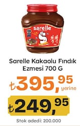 Sarelle Kakaolu Fındık Ezmesi 700 g