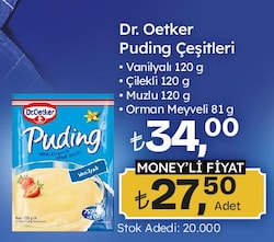 Dr. Oetker Puding Çeşitleri 120 g/81 g