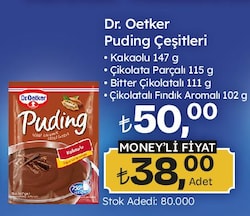 Dr. Oetker Puding Çeşitleri 147/115/111/102 g