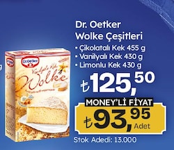 Dr. Oetker Wolke Çeşitleri 455/430 g