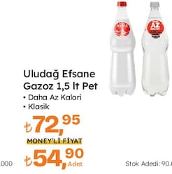 Uludağ Efsane Gazoz 1.5 lt Pet