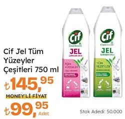 Cif Jel Tüm Yüzey 750 ml Çeşitleri
