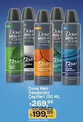 Dove Men Deodorant 150 ml Çeşitleri