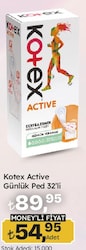 Kotex Active Günlük Ped 32'li
