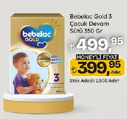 Bebelac Gold 3 Çocuk Devam Sütü 350 gr