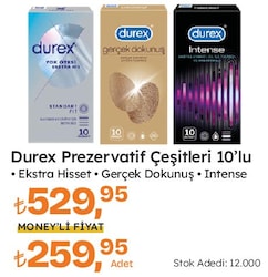 Durex Prezervatif 10'lu Çeşitleri