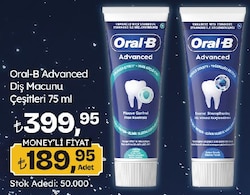 Oral-B Advanced Diş Macunu 75 ml Çeşitleri