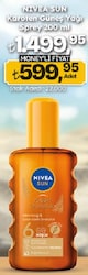Nivea Sun Karoten Güneş Yağı Sprey 200 ml