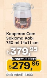 Koopman Cam Saklama Kabı 750 ml 14x11 cm