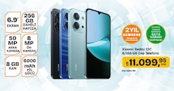 Xiaomi Redmi 15C 8/256 GB Cep Telefonu