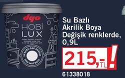 Dyo Hobi Lux Su Bazlı Akrilik Boya 0,9 L