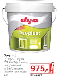 Dyo Dyoplast İç Cephe Boyası 15 L