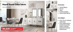 Napoli Yemek Odası Takımı