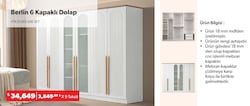 Berlin 6 Kapaklı Dolap