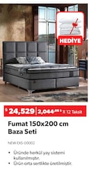 Fumat 150x200 cm Baza Seti