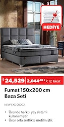 Fumat 150x200 cm Baza Seti
