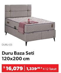 Duru Baza Seti 120x200 cm