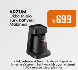 Arzum Okka Minio Türk Kahvesi Makinesi 