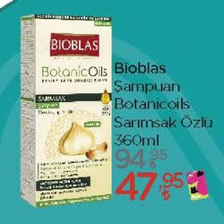 Bioblas Botanicoils Sarımsak Özlü Şampuan 360 ml 