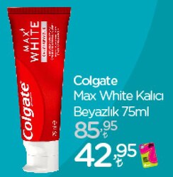 Colgate Max White Kalıcı Beyazlık 75 ml